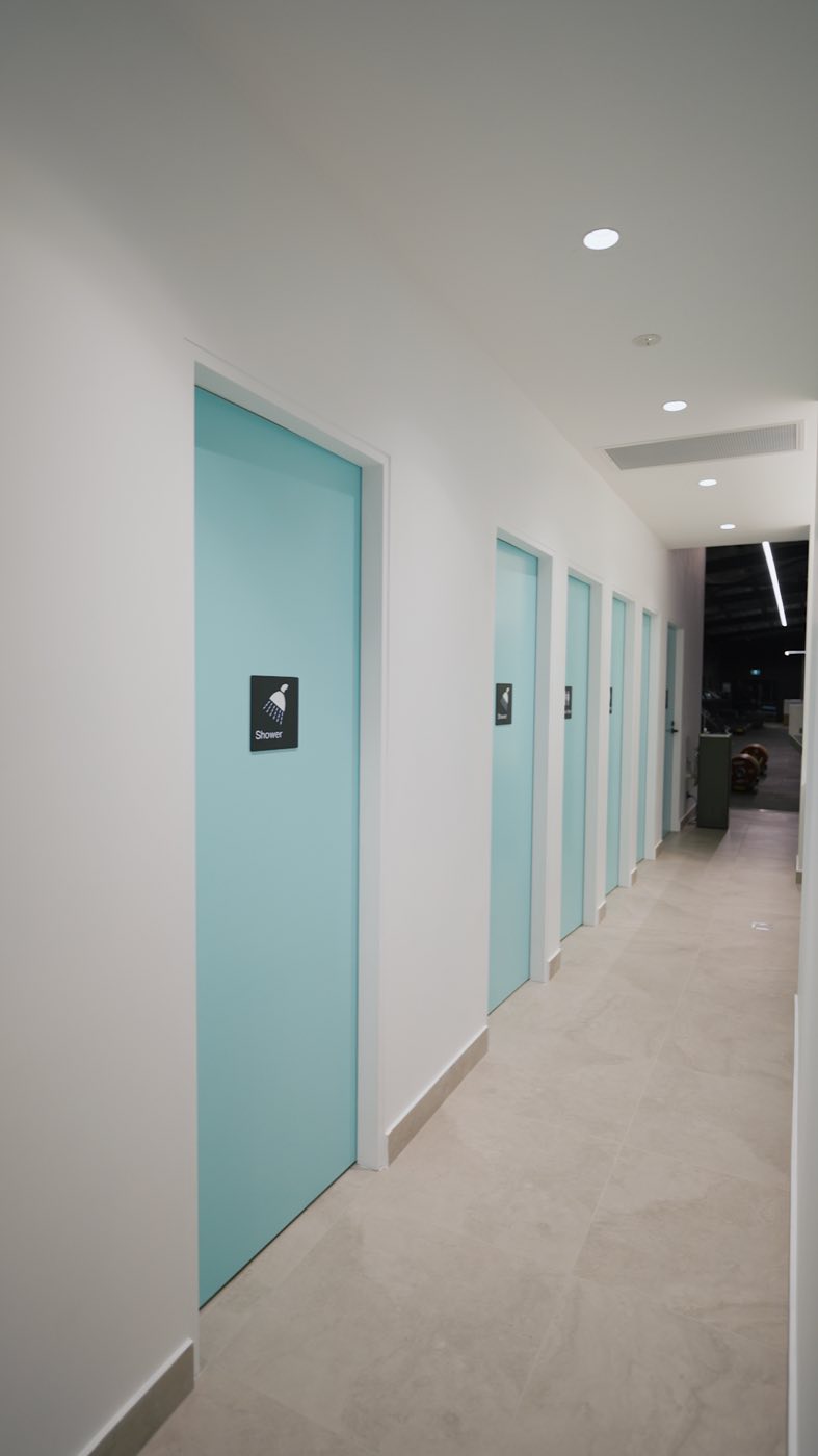 Commercial gym fit-out by DM Electrical at Cube Fitness